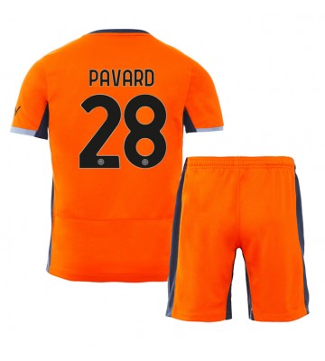 Inter Milan Benjamin Pavard #28 Tredje trøje Børn 2023-24 Kort ærmer (+ korte bukser)